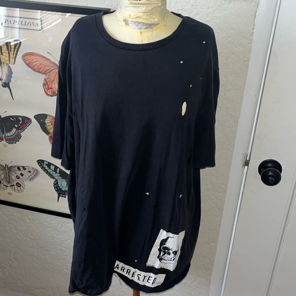 Distressed asos men’s shirt